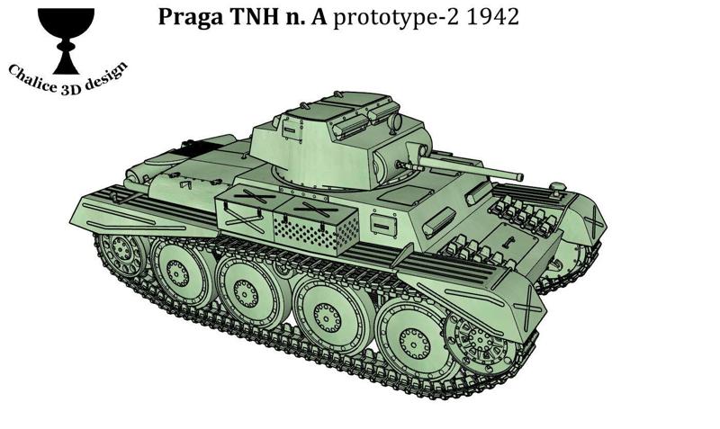 Praga TNH n. A / Pz.Kpfw. 38(t) neuer Art 2nd prototype