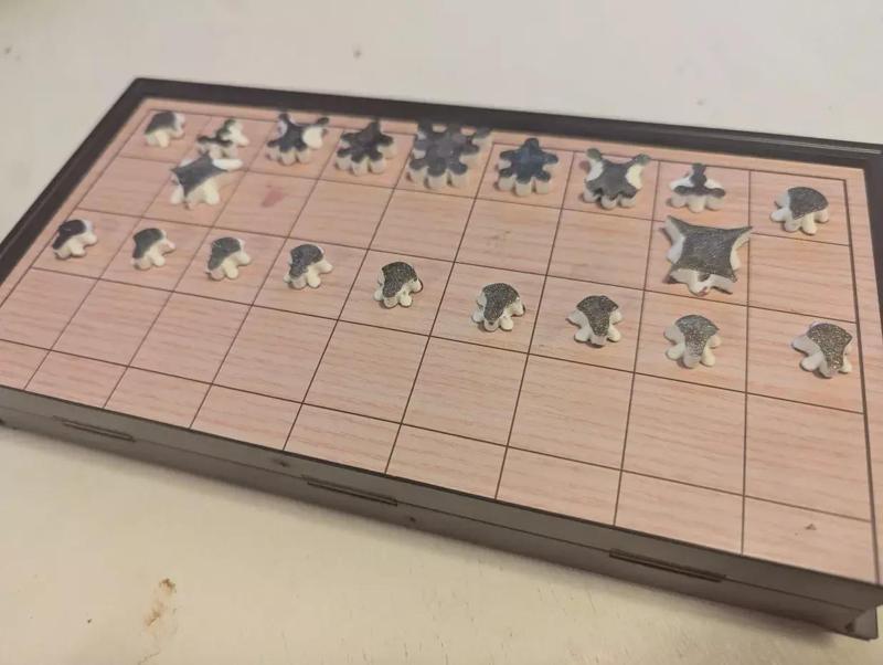 3D Promoting Shogi Pieces - Full Set