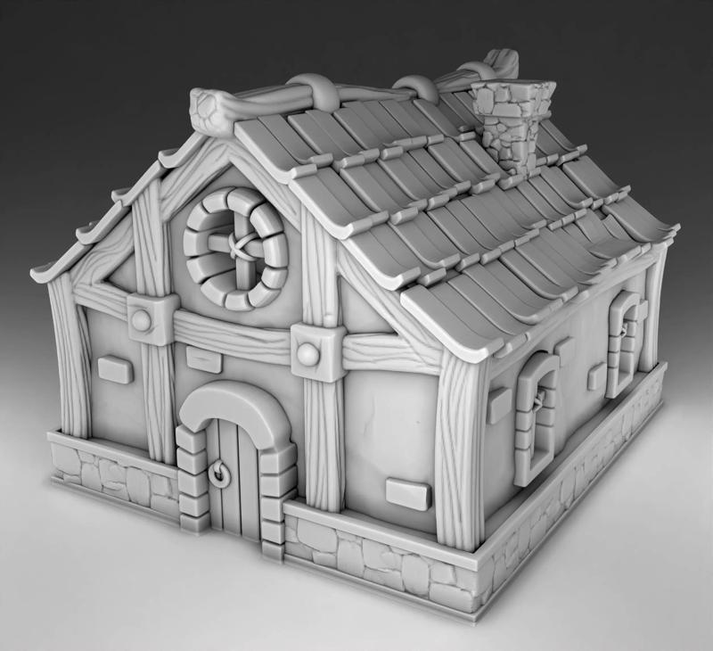 2 houses house with roof