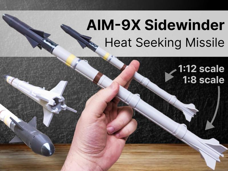 AIM-9X Sidewinder Heat Seeking Missile