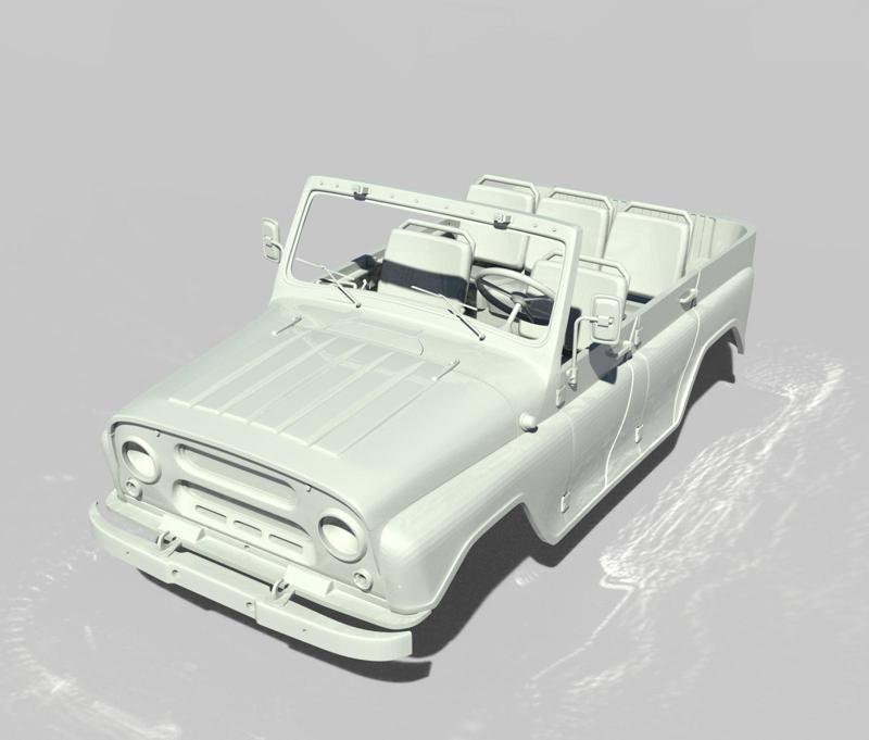 UAZ 469 UAZ 313mm wheelbase Axial