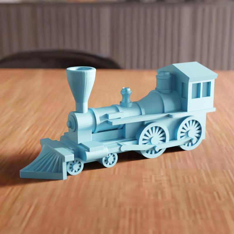 3D Locomotive Toy STL File - 226