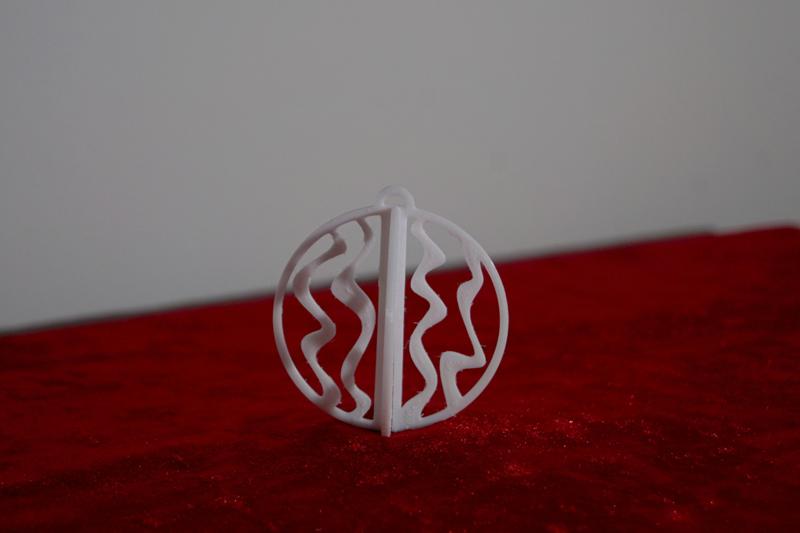 Boule de noël à suspendre / Christmas