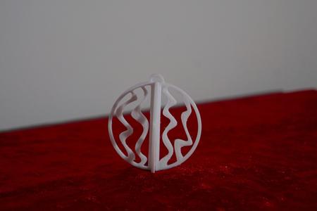 Boule de noël à suspendre / Christmas