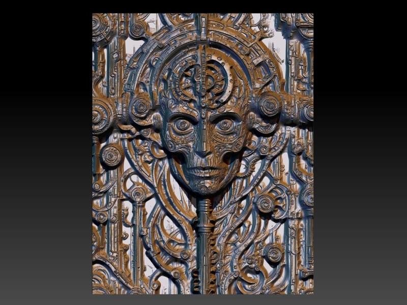 Cyber Mechanica Relief