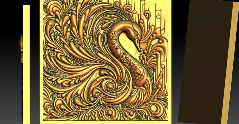 2 Swan CNC Relief Model