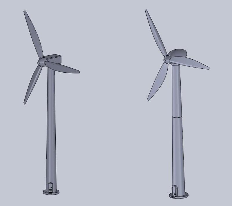 basic scale wind turbine