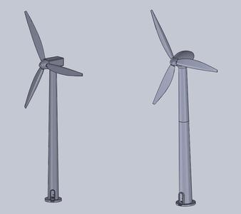 basic scale wind turbine