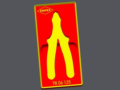 Knipex Super Knips 78 06 125 VDE Pliers Gridfinity