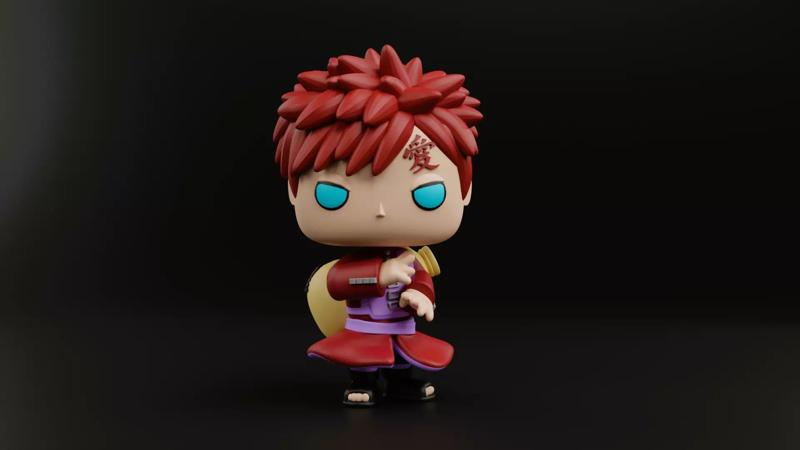 Gaara funko pop from the anime naruto shippuden