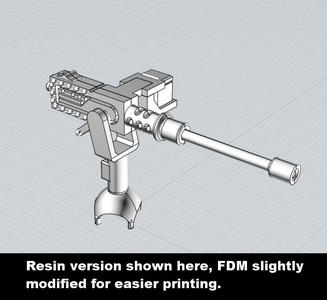 DUST WAR - Allied Walker Single & Twin Heavy Machinegun
