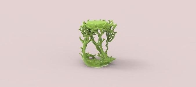 Organic Tree Root Vase – Nature-Inspired 3D Printable Planter