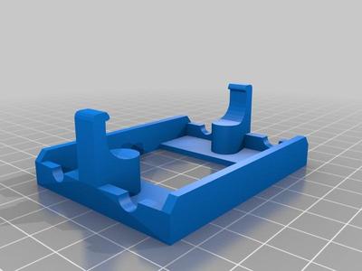 SSR relay cover with clips and cutouts