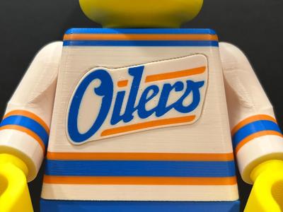 Edmonton Oilers Alternate Jersey Brickman