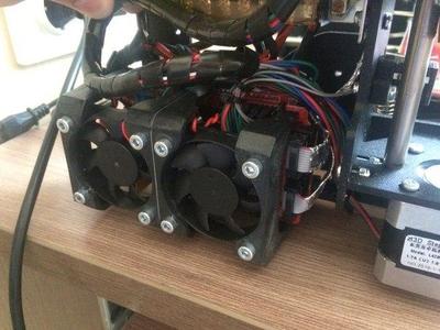 Mount for cooler 50mm for Ramps & Arduino