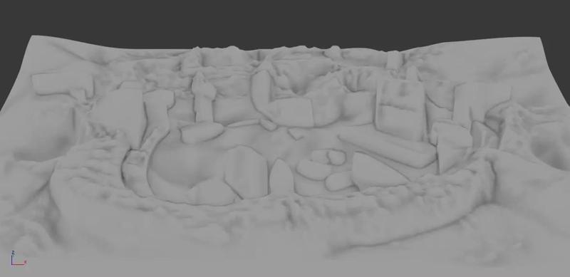 Urfa Gobeklitepe archeological site relief