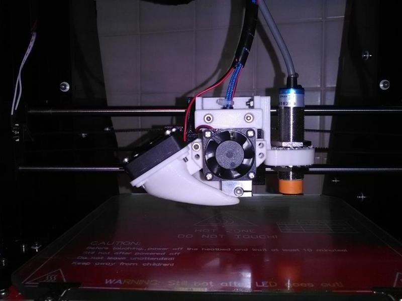 E3d-V6 holder and bowden for Migbot 3D