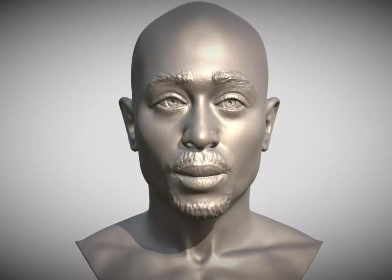 Tupac Shakur bust