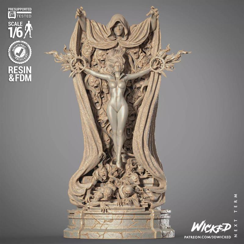 Wicked Marvel Cloak and Dagger Sculpture
