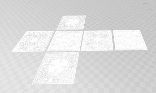 Printable Hellraiser Puzzle box - 6 part model kit