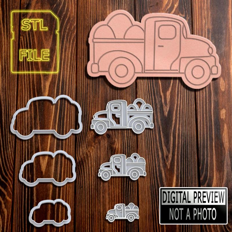[50% OFF] COOKIE CUTTERS - EASTER EGG TRUCK MODEL