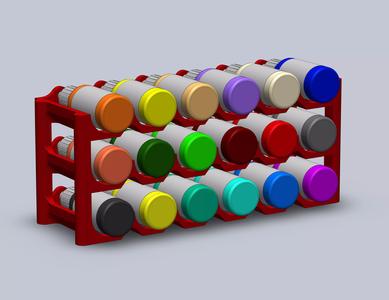 17ML PAINT CANS STAND