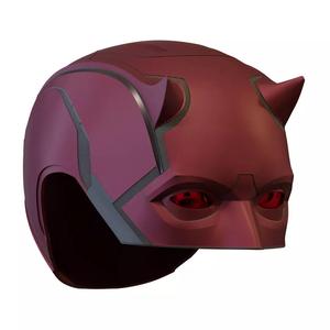 Daredevil cowl 3d printable model with separated eyes and back