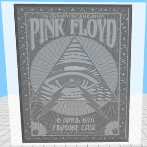 pink Floyd -poster  or use as a stamp pad