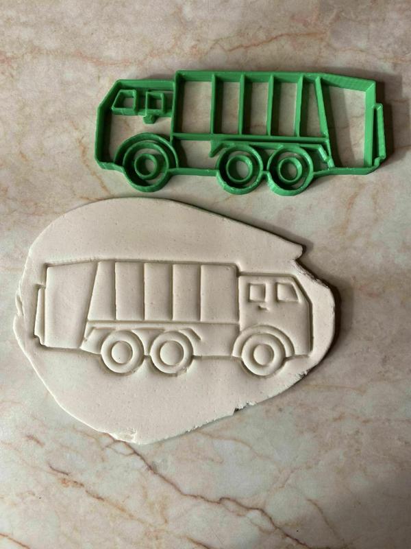 garbage truck cookie cutter