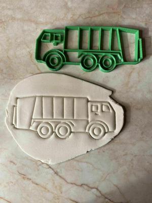 garbage truck cookie cutter