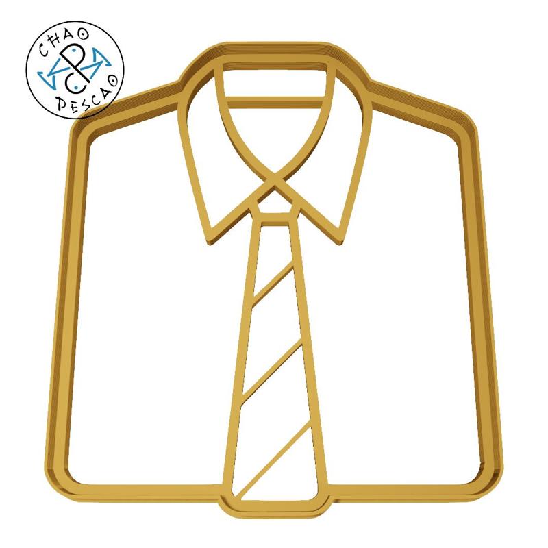 Shirt - Father´s Day - Cookie Cutter - Fondant - Polymer Clay