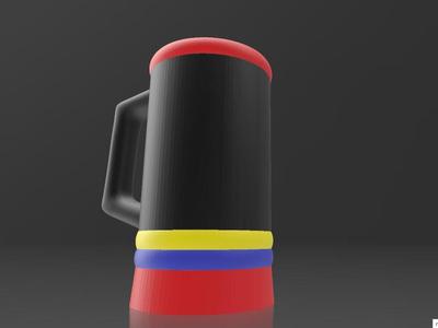 CHOP DE 1L LOW POLY BASE FOR LOGO DECORATION