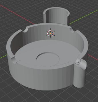 functional cigar ashtray