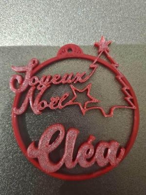 Personalized Christmas bauble