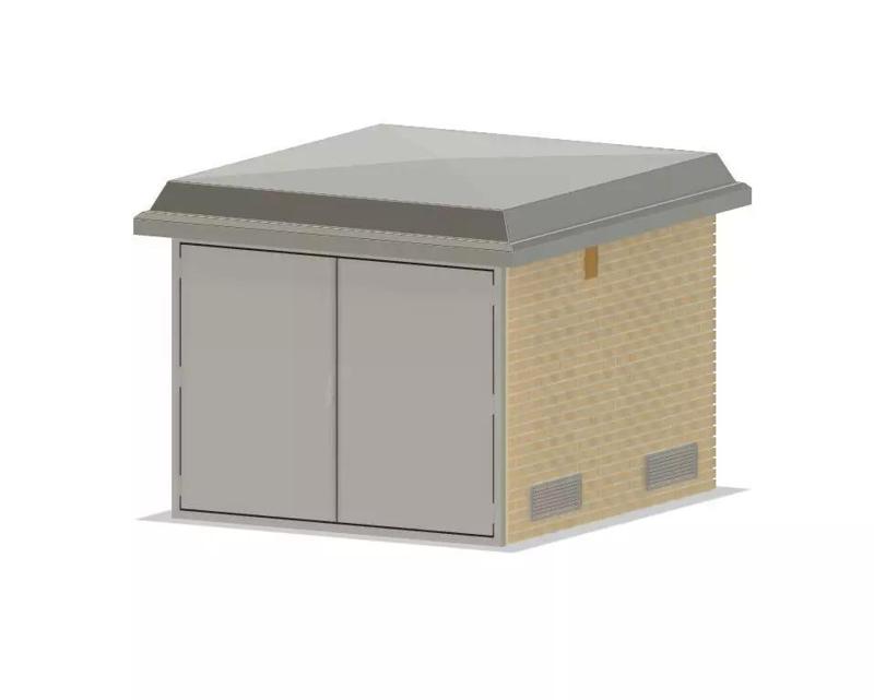 Model Railway - Electricity Substation Building