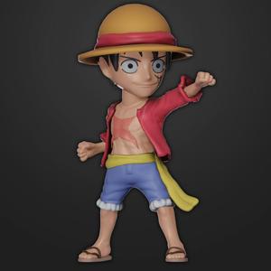 Monkey D. Luffy Bobblehead (One Piece, Post-Timeskip)