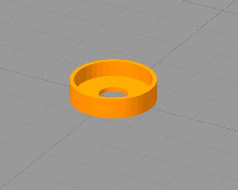 Countersunk bed Spring Spacer for Wanhao Duplicator I3