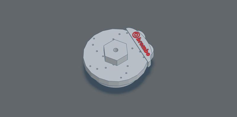 SPEKTRUM transmitter 12mm hex wheel adapter