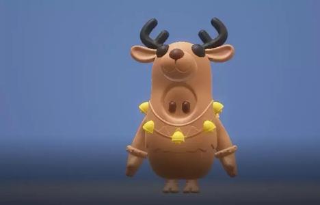 Porcelain Deer Clipart 3d printable model