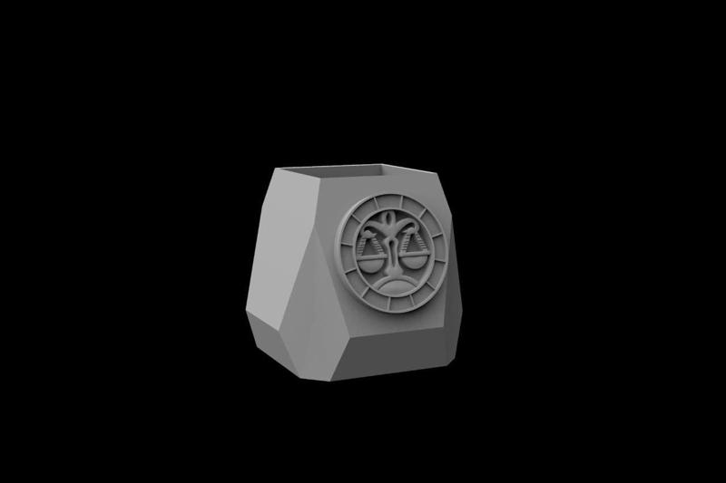 zodiac libra planter