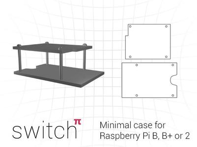 Minimalistic Body for Raspberry Pi B/B+/2