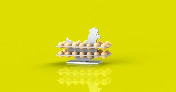 Adorable Chicken-Shaped Egg Holder