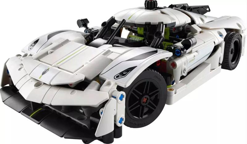 PixelBricks3D - LEGO Koenigsegg Jesko Absolut White
