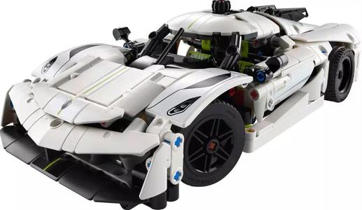 PixelBricks3D - LEGO Koenigsegg Jesko Absolut White
