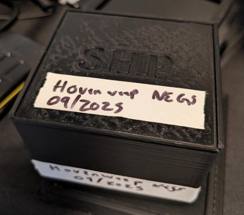 Glass/tin photo storage box