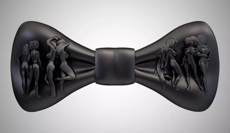 Bowtie bow tie with women
