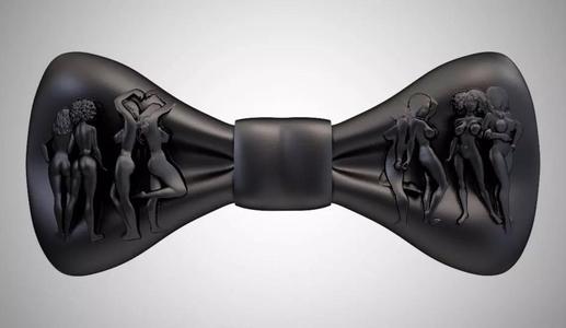 Bowtie bow tie with women