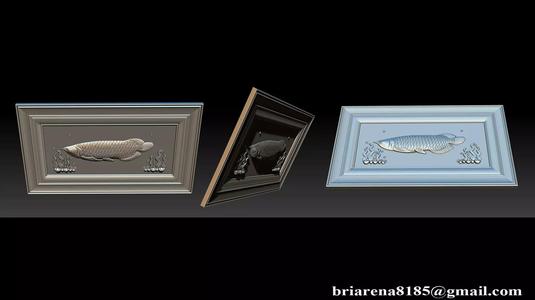 Relief carving model for CNC router