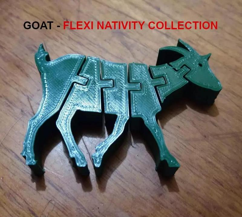 Flexi Goat and Rooster- Nativity Collection - Cabra y Gallo