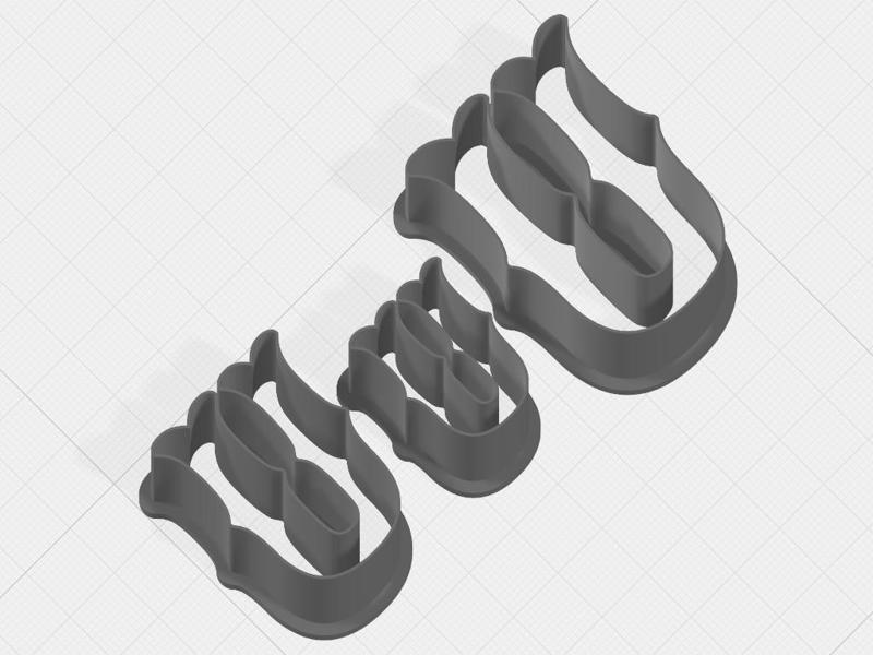 Letter U Collection Cookie Cutter